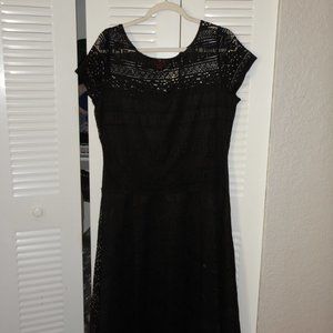 Signature by Sangria Black Lace dress